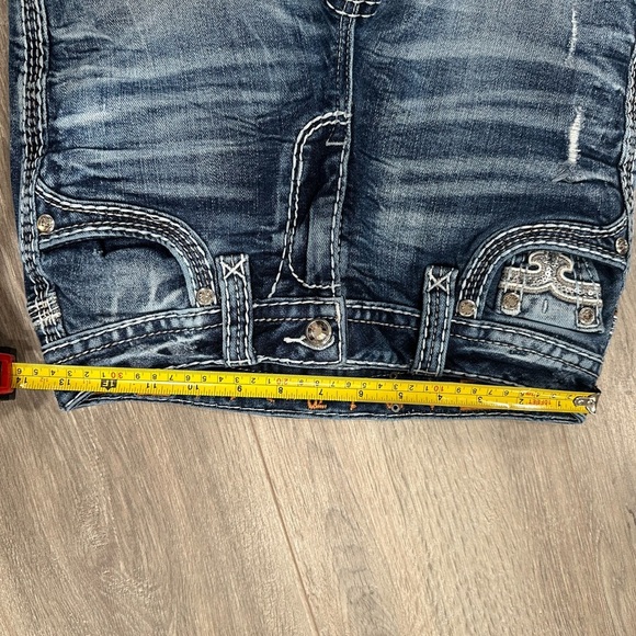 Rock Revival Beet Red Mid-Rise Skinny Stretch Jean - Picture 9 of 16